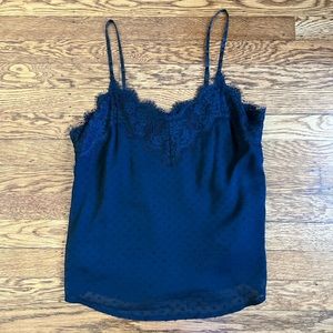 Abercrombie Lace Trim Clipdot Cami